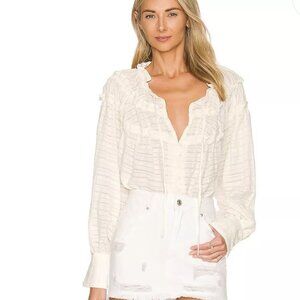 NWT Free People Women's Hailey Blouse - Size Small